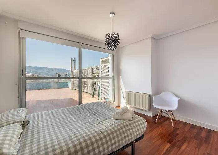 Apartamento Exclusiva Terraza Y Parking A 5 Min De Bilbao