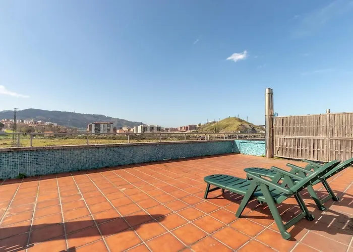 Apartamento Exclusiva Terraza Y Parking A 5 Min De Bilbao